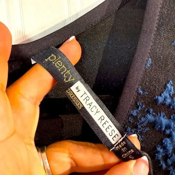 Plenty by Tracey Reese Jacquard Knit Dress Sz S - Picture 5 of 8